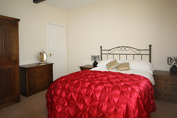 The first double at Croft House (sleeps 12)