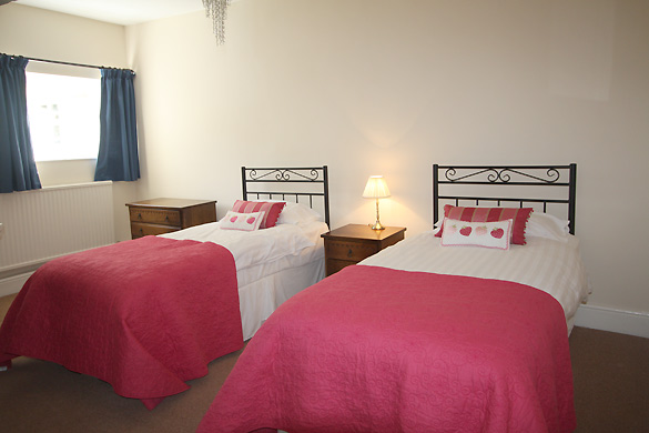 The downstairs twin at Croft House (sleeps 12)