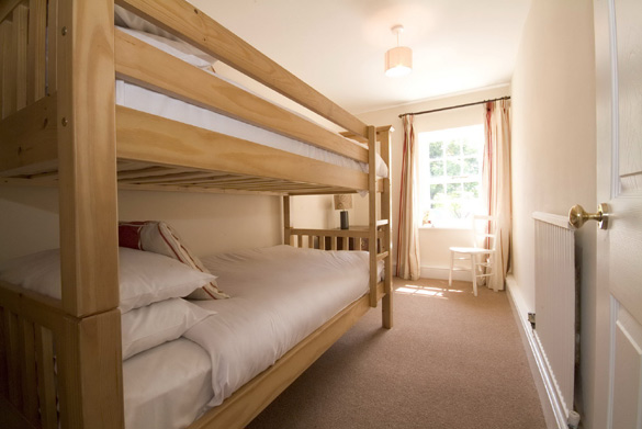 The bunk bedroom at Croft House (sleeps 12)