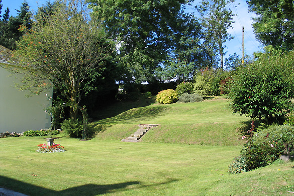 The back garden at Low Millgillhead (sleeps 12)
