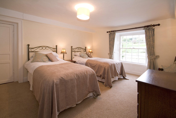 The downstairs bedroom at Low Millgillhead (sleeps 12)